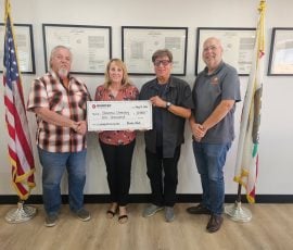 Thank you from the Barstow Cemetery Board of Trustees for the doantion from Burtec!